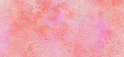 Abstract watercolor with soft color on paper texture background design