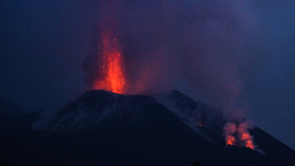 Volcán Cumbre Vieja, La Palma, Islas Canarias, España