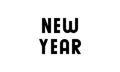 Vector black Christmas icon on white background