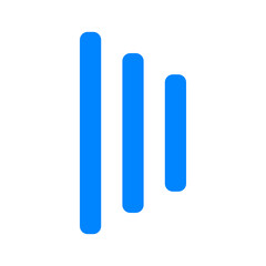 blue icon button 
