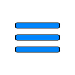 Obraz premium blue icon button 