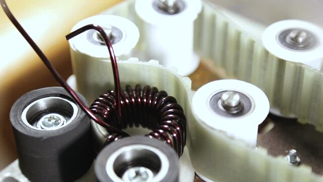Industrial production and transformer winding.