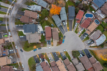 Drone photo of Brampton by Hurontario and the 410 and sandalwood parkway  loafers lake  and...