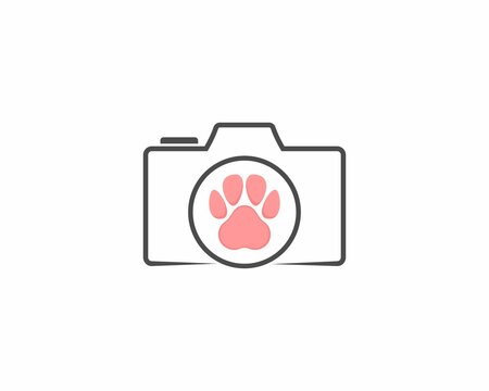 Camera in line with pet paws in the middle