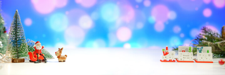 Christmas gift and decoration. Xmas and New Year celebration for party on holiday.