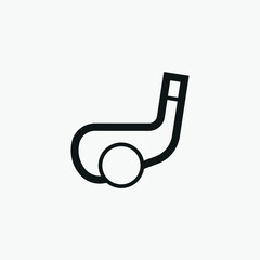 Golf Sport vector sign icon