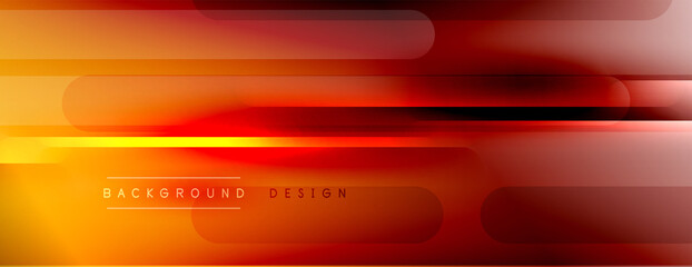 Fototapeta premium Abstract background - lines composition created with lights and shadows. Technology or business digital template. Trendy simple fluid color gradient abstract background with dynamic