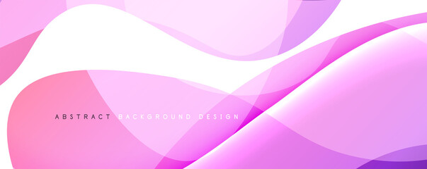 Trendy simple fluid color gradient abstract background with dynamic wave line effect. Vector Illustration For Wallpaper, Banner, Background, Card, Book Illustration, landing page