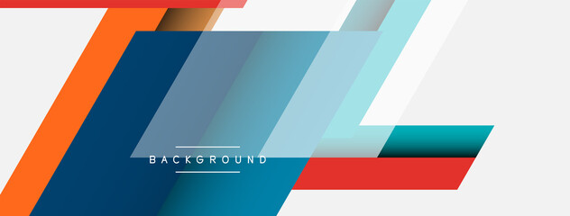 Background. Geometric diagonal square shapes and lines abstract composition. Vector illustration for wallpaper banner background or landing page