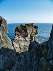 伊豆　城ヶ崎海岸の風景