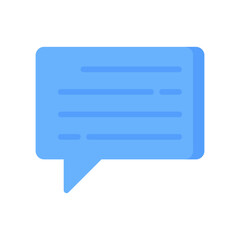 Chat Icon, Flat style icon vector illustration, Suitable for website, mobile app, print, presentation, infographic and any other project.