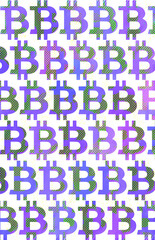 Abstract bitcoin pattern background image.