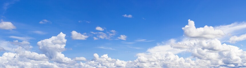 Naklejka na ściany i meble panorama sky and cloud beautiful background