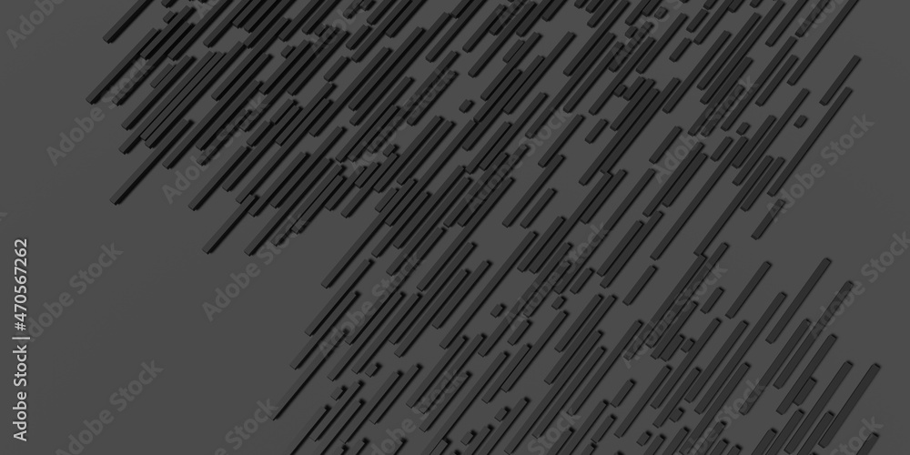 Poster abstract square bar background simple scene minimal lines 3d illustration