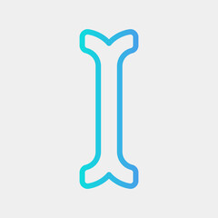 Type cursor icon vector illustration in gradient style, use for website mobile app presentation