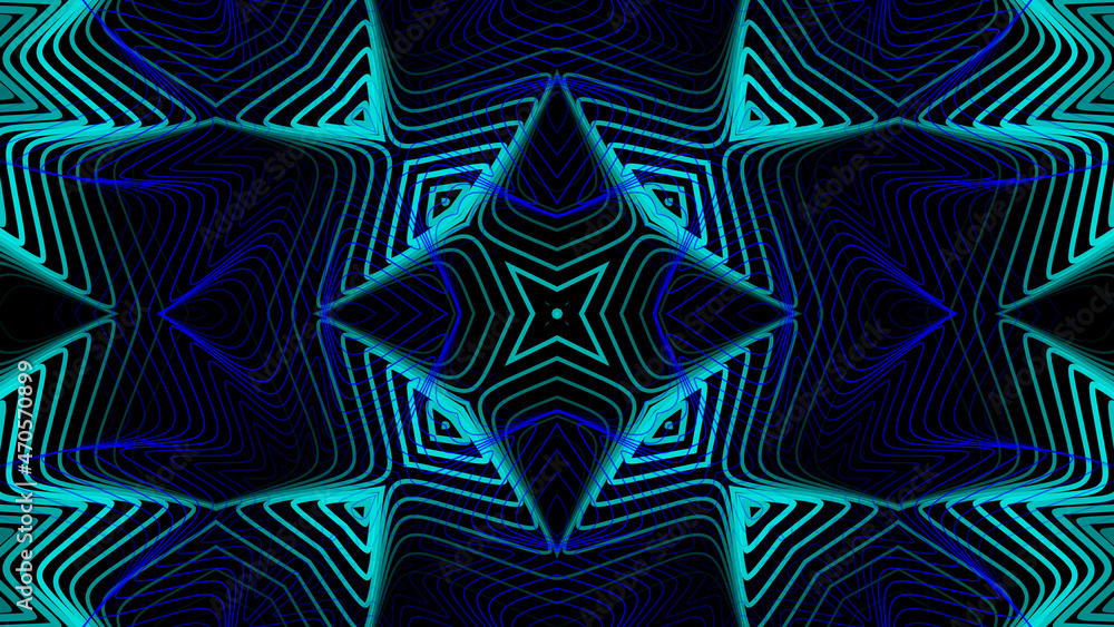 Canvas Prints crazy psychedelic animations for background