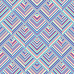 Geometric wavy abstract pattern. Polygonal square background.