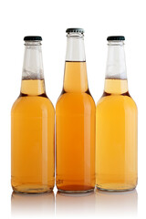 Three bottles of beer