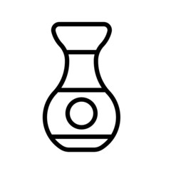 Vector illustration of Japanese food - soy sauce