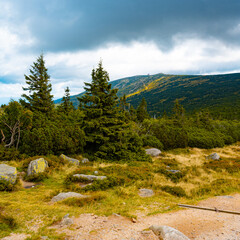 Giant Mountains (Karkonosze) autumn landscape