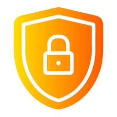 shield protection gradient icon