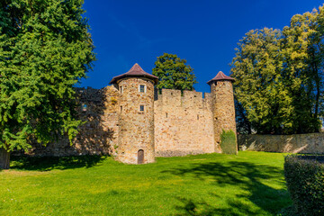 Fototapeta na wymiar Spätsommerliche Entdeckungstour durch das wunderschöne Grabfeld vor den Toren Frankens - Thüringen