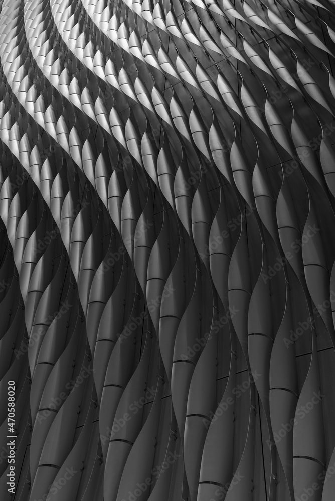 Poster exterior of modern architecture. building abstract background