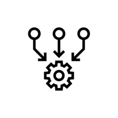Data Collection icon in vector. Logotype