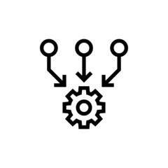 Data Collection icon in vector. Logotype