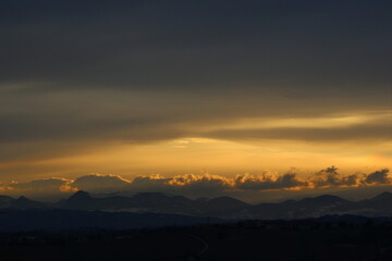 Tramonto invernale