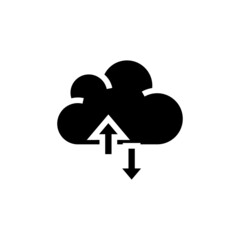 Cloud Storage Architecture icon in vector. Logotype