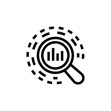 Data Insight icon in vector. Logotype