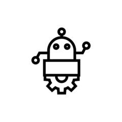 Artificial Intelligence icon in vector. Logotype