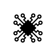 Digital icon in vector. Logotype