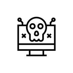 Hackers icon in vector. Logotype