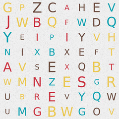 Abstract Geometric Pattern generative computational art illustration