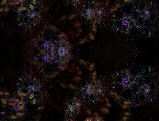 Imaginatory fractal abstract background Image