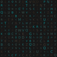 Abstract Geometric Pattern generative computational art illustration