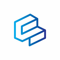 Letter S Ladder Logo