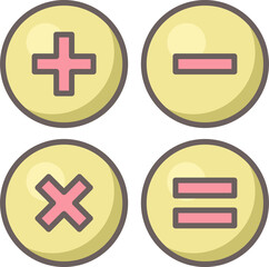 Fototapeta premium Maths Symbols