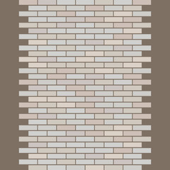 Realistic pattern. Seamless vertical pattern, grey brick wall on dark background. Colorful background. Gray brick texture. Border, frame for any text.