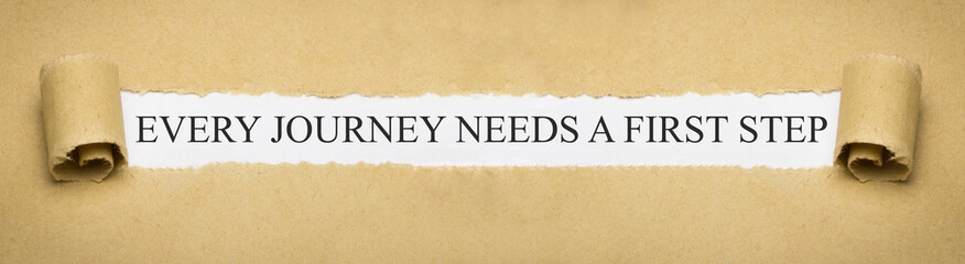 Every journey needs a first step