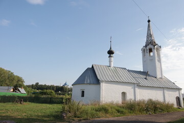church of st nicholas in the town Suzdal - obrazy, fototapety, plakaty