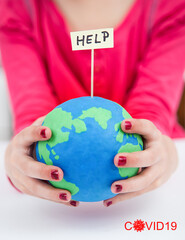 save the earth by corona virus