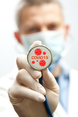 medical concept, corona virus project