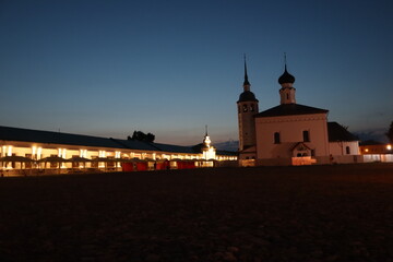 Suzdal town old shopping malls