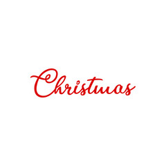 Fototapeta na wymiar christmas signature logo design 