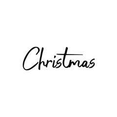 Fototapeta premium christmas signature logo design 