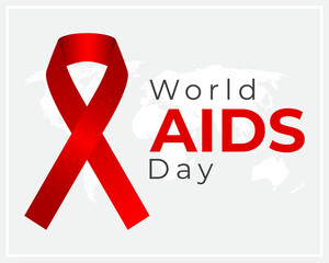 Vector illustration for world aids day.