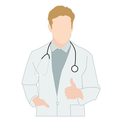Fototapeta premium doctor with stethoscope